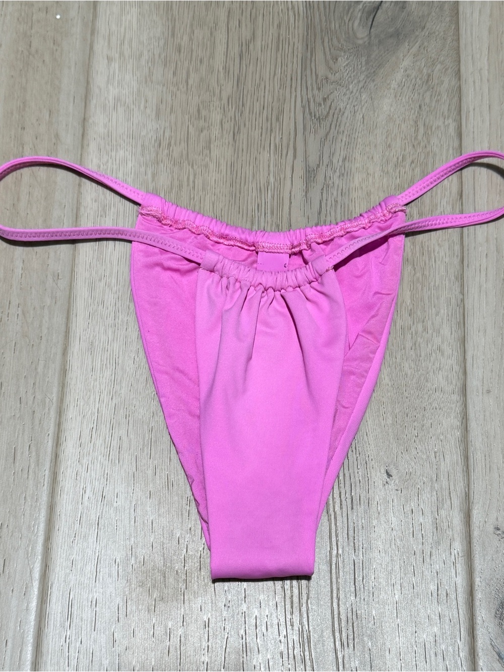 SKIMS Pink String Bikini Bottom